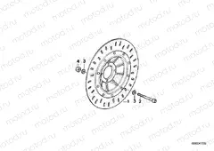 Brake rotor, front