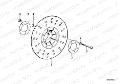 Brake rotor, front