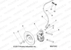 BRAKES | BRAKES, BRAKE ASM. - S20FJB8/FJE8/FJP8 ALL OPTIONS (600700C)