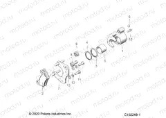 BRAKES | BRAKES, BRAKE CALIPER, FRONT - A23SDE57P4 (C102248-1)