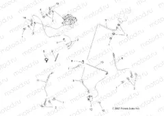BRAKES | BRAKES, BRAKE LINES - A09BA50FA (49ATVBRAKELINE08SCRAM)