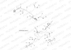 BRAKES | BRAKES, BRAKE LINES - A10DH50AX/AZ (49ATVBRAKELINE10SP500TRG)