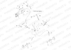 BRAKES | BRAKES, BRAKE LINES - A13MN50ET/EX (49ATVBRAKELINE13SP500TR)