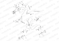BRAKES | BRAKES, BRAKE LINES - A15SHD57AC/E57AS/AM/L57AK (49ATVBRAKELINE15570SP)