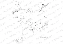 BRAKES | BRAKES, BRAKE LINES - A15SVA85AD (49ATVBRAKELINE14SP550)