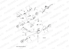 BRAKES | BRAKES, BRAKE LINES - A15SXE85FI (49ATVBRAKELINE1585FEU)