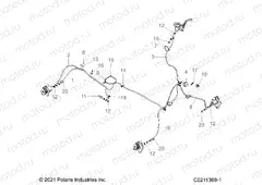 BRAKES | BRAKES, BRAKE LINES - A20SEG50A1/A5/CA1/CA5 (C0211368-1)