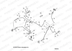 BRAKES | BRAKES, BRAKE LINES - A20SWE57A1/3A1 (702724)