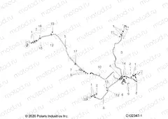 BRAKES | BRAKES, BRAKE LINES - A20SXA85A1/A7/CA1/CA7/E85A9/AF/AP/CA9/CAF/CAP/V85AP/CAP (C102347-1)