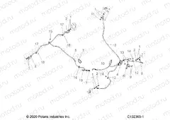BRAKES | BRAKES, BRAKE LINES - A21SXV95AG/CAG (C102365-1)