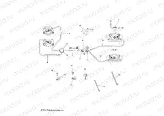 BRAKES | BRAKES, BRAKE LINES AND MASTER CYLINDER - A15DAA32EA/EJ (49ATVBRAKELINE15325E)