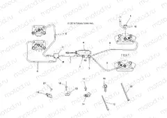 BRAKES | BRAKES, BRAKE LINES AND MASTER CYLINDER - A15DAA57EJ/EH/EEK (49ATVBRAKELINE15ACEEU)