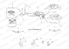 BRAKES | BRAKES, BRAKE LINES and MASTER CYLINDER - R13JT87AD/AL/9EAK/EAL/EAO/EAT/EAW/EAP (49RGRBRAKELINES12RZRXP900)