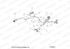 BRAKES | BRAKES, BRAKE LINES AND MASTER CYLINDER - R19RRED4F1/N1/J1/SD4C1 (C700401)