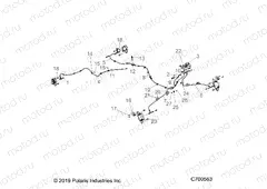 BRAKES | BRAKES, BRAKE LINES AND MASTER CYLINDER - R19RRU99/A/B (C700563)