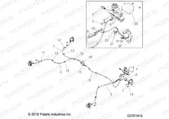 BRAKES | BRAKES, BRAKE LINES and MASTER CYLINDER - R20MAA57K1 (49RGRBRAKELINESC0701412)