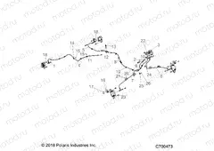 BRAKES | BRAKES, BRAKE LINES AND MASTER CYLINDER - R20RRB99/A/B (C700473)