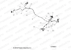 BRAKES | BRAKES, BRAKE LINES AND MASTER CYLINDER - R20RSB99/A/B (C700521)