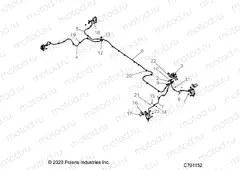 BRAKES | BRAKES, BRAKE LINES AND MASTER CYLINDER - R21T6U99AP/AG/BP/BG (C701152)