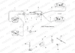 BRAKES | BRAKES, BRAKE LINES and MASTER CYLINDER - Z15VHA57AJ/E57AS/AK (49RGRBRAKELINES12RZR570)