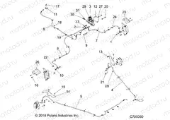 BRAKES | BRAKES, BRAKE LINES AND MASTER CYLINDER - Z20PAL92AG/AP/BG/BP/LG/G92AG/AP/LG (C700350)