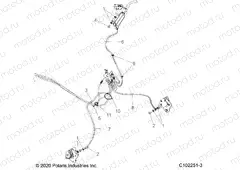 BRAKES | BRAKES, BRAKE LINES, FRONT - A23SDE57P4 (C102251-3)
