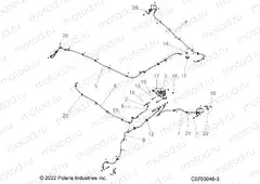 BRAKES | BRAKES, BRAKE LINES - Z22RME2KAG/BG/K2KAN/BN (C0703048-3)
