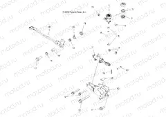 BRAKES | BRAKES, BRAKE PEDAL and MASTER CYLINDER - A11DX55FL (49ATVBRAKEFOOT10SPEPS550)