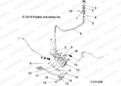 BRAKES | BRAKES, BRAKE PEDAL and MASTER CYLINDER - A20SLZ95AE (C101458)