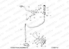 BRAKES | BRAKES, BRAKE PEDAL and MASTER CYLINDER - A20SXN85A8/CA8 (C102211-2)