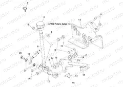 BRAKES | BRAKES, BRAKE PEDAL and REAR MASTER CYLINDER - A13EA32FA (49ATVBRAKERR10BOSSI)