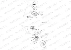 BRAKES | BRAKES, BRAKE SYSTEM - S20CBA6GSL (49SNOWBRAKE12600RMK)