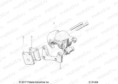 BRAKES | BRAKES, CALIPER, FRONT - A23HZB15A1/A4/B1/B4  (C101404)