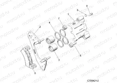 BRAKES | BRAKES, CALIPER, FRONT - D20BBP99A4/B4/FP99A4 (C700421-2)