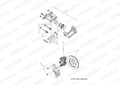 BRAKES | BRAKES, CALIPER, FRONT - T20AARGB ALL OPTIONS (49SLINGSHOTCALIPERF14SLING)