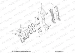BRAKES | BRAKES, CALIPER, FRONT - Z21R4F92AH/BH (C0703019-1)