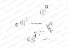 BRAKES | BRAKES, CALIPER MOUNTING - A15DAA57AJ/AH/EAK (49ATVCALIPERMTG14325)