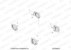 BRAKES | BRAKES, CALIPER MOUNTING AND ROTORS - Z22RME2KAG/BG/K2KAN/BN (C0703048-2)