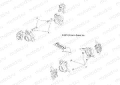 BRAKES | BRAKES, CALIPER MOUNTING - R13XT87AA/9EAK (49ATVCALIPERMTG12RZRXP4)