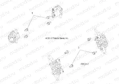 BRAKES | BRAKES, CALIPER MOUNTING - R17RTED1F1/SD1C1