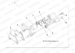 BRAKES | BRAKES, CALIPER, REAR - A15DAH32EJ (49ATVCALIPERRR14SP325)