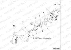BRAKES | BRAKES, CALIPER REAR - Z20S1E99NG (C700096-3)