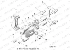BRAKES | BRAKES, DOUBLE BORE CALIPER - A20SGE95AK (C101461)