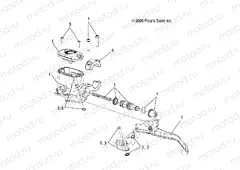 BRAKES | BRAKES, FRONT BRAKE LEVER and MASTER CYLINDER - A15SEB57CA/CJ/SEC57CJ/CA (4999204069920406B08)