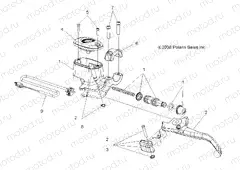 BRAKES | BRAKES, FRONT BRAKE LEVER and MASTER CYLINDER - A15SXE95FK (49ATVMCLH09SPXP550)