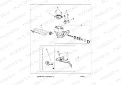 BRAKES | BRAKES, FRONT BRAKE LEVER and MASTER CYLINDER - A16SXM95AL