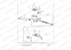 BRAKES | BRAKES, FRONT BRAKE LEVER and MASTER CYLINDER - A19SXM95AL
