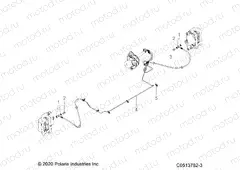 BRAKES | BRAKES, FRONT BRAKE LINE - T20AAPHD/RHB ALL OPTIONS (C0513782-3)