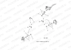 BRAKES | BRAKES, FRONT BRAKE LINES - A19SHS57PS (101459)