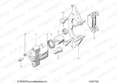 BRAKES | BRAKES, FRONT CALIPER - A20SXD95A9/E95AG (C101730)